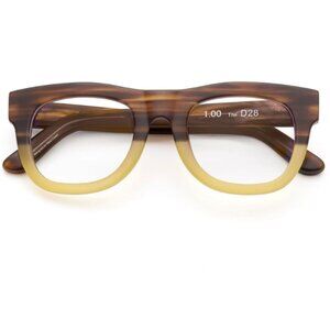 Caddis D28 Blue Light Readers - Bullet Coffee - +2.00